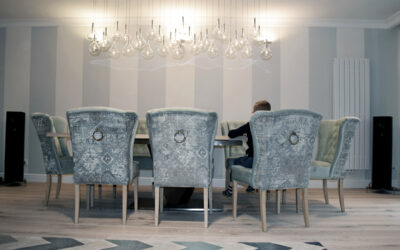 Dom w&nbsp;odcieniach mięty i&nbsp;błękitu